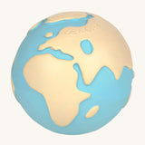 The Oli & Carol Earthy The World Ball on a plain background. 