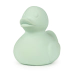 Front view of Oli & Carol Elvis The Duck Bath Toy in a Mint colour pictured on a plain white background