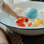 Oli & Carol floatie ducks in water