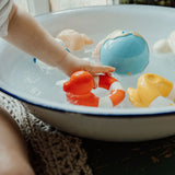 Oli & Carol floatie ducks in water