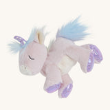Sparkle the unicorn toy laying down