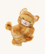 A posing Olli Ella Kit Koda kitten doll available at Babipur. This kitten is orange striped and features cute ears and whiskers. 