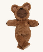 Olli Ella Teddy Mini Cozy Dinkum on a plain background. 