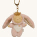 Olli Ella bunny flopsy cozy bag charm available at Babipur. A mini version of flopsy the bunny dinkum doll that can be clipped on a bag