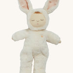 Olli Ella Bunny Moppet Cozy Dinkum on  plain background.