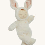Olli Ella Bunny Moppet Cozy Dinkum on  plain background.