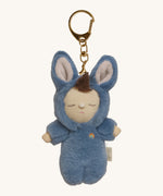 Olli Ella bunny twiggy cozy bag charm available at Babipur. A mini version of the bunny twiggy dinkum doll that can be clipped on a bag