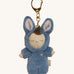 Olli Ella bunny twiggy cozy bag charm available at Babipur. A mini version of the bunny twiggy dinkum doll that can be clipped on a bag