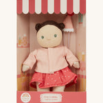 Olli Ella Dress Me Dinky - Sophie Sundae, in her decorative dressing room designed box. Cream background.