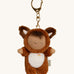 Olli Ella fox finley cozy bag charm available at Babipur. A mini version of finley the fox dinkum doll that can be clipped on a bag