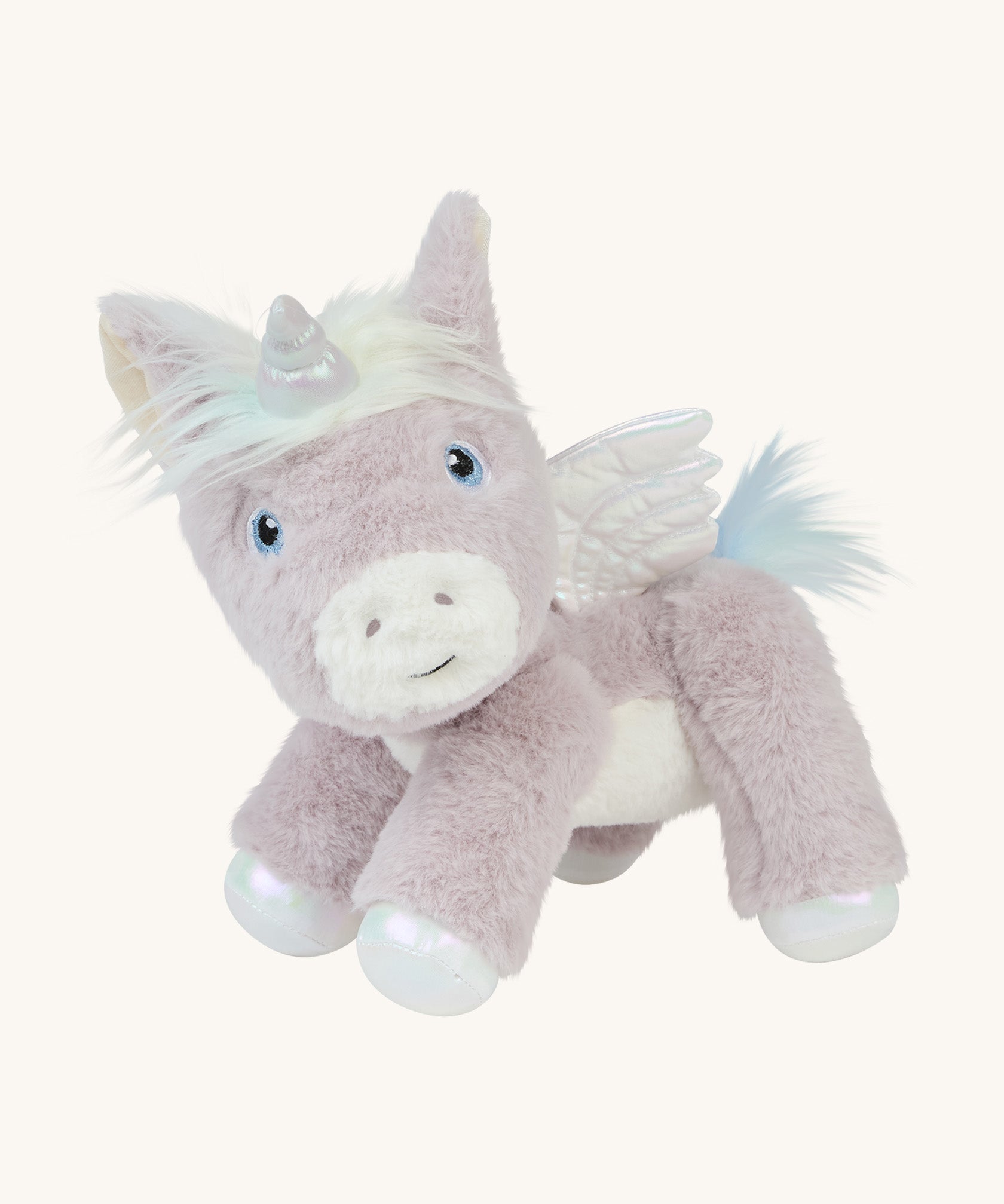 The unicorn is posed in a different way to display how you can pose it in different positions