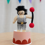  with red and white circus curtains