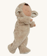 Olli Ella Lamby Pip Cozy Dozy Dinkum Doll on a plain background.