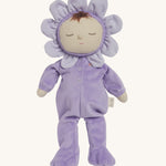 Olli Ella Lavender Pickle Dozy Dinkum Doll on a plain background. 