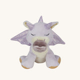 Olli Ella binky misty dragon doll available at Babipur. This fluffy light purple dragon features glittery wings, horns and comes with a magnetic purple pacifier which has a velour texture.