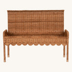 Olli Ella Natural Petal Storie Bench shown with the lid open.
