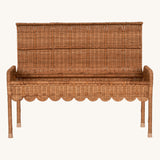 Olli Ella Natural Petal Storie Bench shown with the lid open.