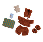 olli ella teddy pretend play pack for dinkum doll on the white background
