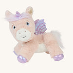 The unicorn is posed in a different way to display how you can pose it in different positions