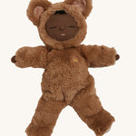 Olli Ella Teddy Mini Cozy Dinkum on a plain background. 