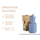 A graphic showing information on zero packing for the 350ml One Green Bottle stainless steel bottle