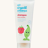 Organic Children Berry Smoothie Shampoo on a plain background.