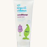Organic Children Lavender Burst Conditioner in a 200ml tube on a plain background. 