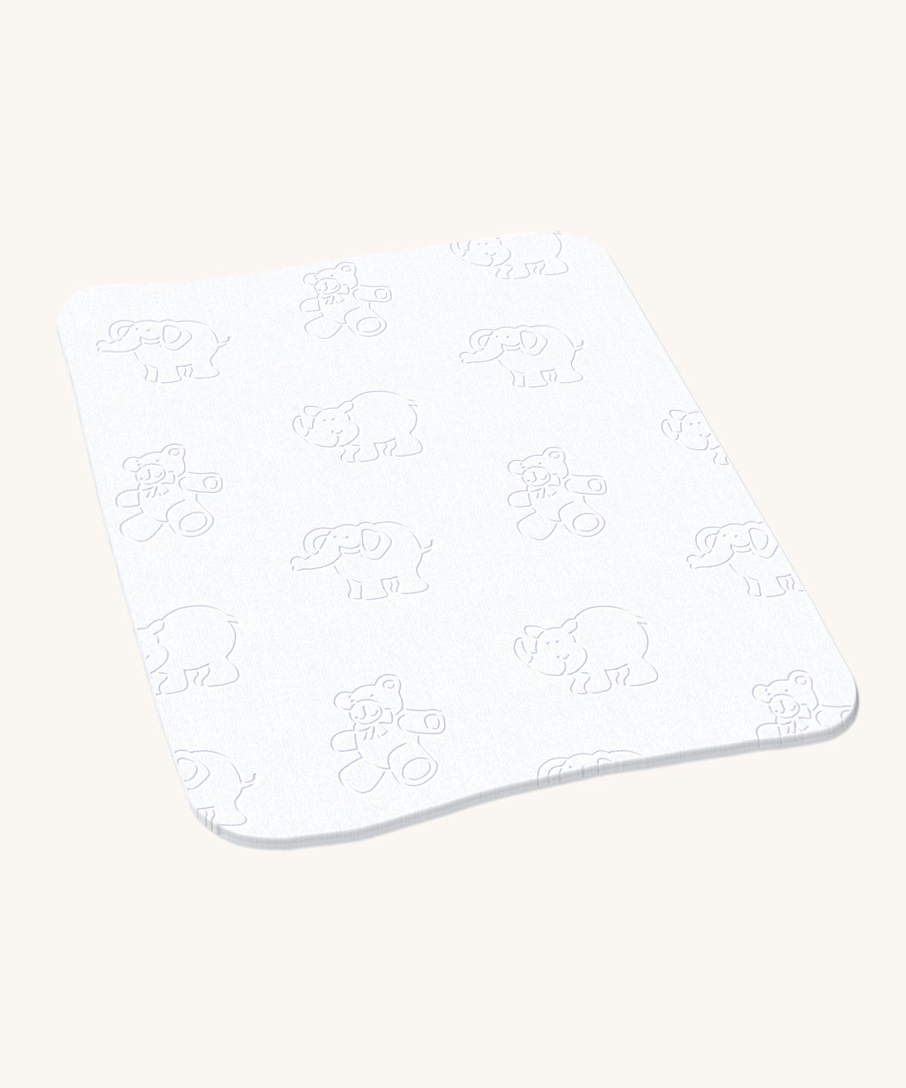 A single square from the Organyc 60 Organic Cotton Squares pack on a plain background. 