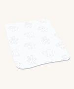 A single square from the Organyc 60 Organic Cotton Squares pack on a plain background. 
