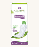 Organyc 24 Ultra Thin Liners in their packaging on a plain background. 