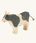 Ostheimer Black & White Cow Standing toy figure on a plain background. 