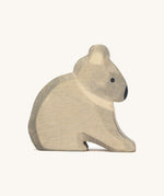 The Ostheimer hand painted and handmade wooden sitting koala figure toy.