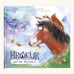 Ostheimer Hrokur and the Skyriders children's book. Showing a illustration of a horse and red squirrel  on the cover