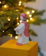 The Ostheimer Red King's Page  Three Wise Men Wooden Nativity Figure. These wooden figures are part of a wide range of expertly hand crafted wooden toys here at Babipur. 