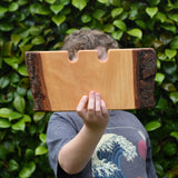 Ostheimer large wooden castle wall in a child's hand.