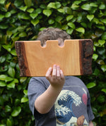 Ostheimer large wooden castle wall in a child's hand.