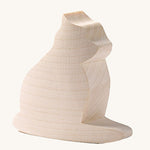 Ostheimer cat paint your own figure. An unpainted wooden figure ready for you to paint. 