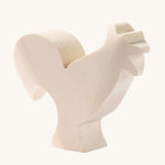 Ostheimer paint your own rooster figure on a plain background. This unfinished wooden figure comes unpainted ready for you to get creative. 