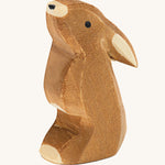 Ostheimer rabbit figure with low ears on a cream background. 