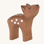 Ostheimer Small Deer figure with Head High on a plain background. 