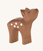 Ostheimer Small Deer figure with Head High on a plain background. 