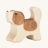 Ostheimer Small St Bernard dog figure toy on a plain background. 