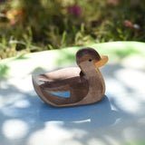 Ostheimer swimming duck placed on a pond piece.