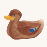Ostheimer swimming duck figure on a plain background.
