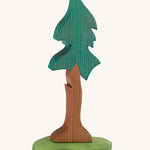 Ostheimer Tall Spruce With Trunk & Support wooden toy figure on a plain background.
