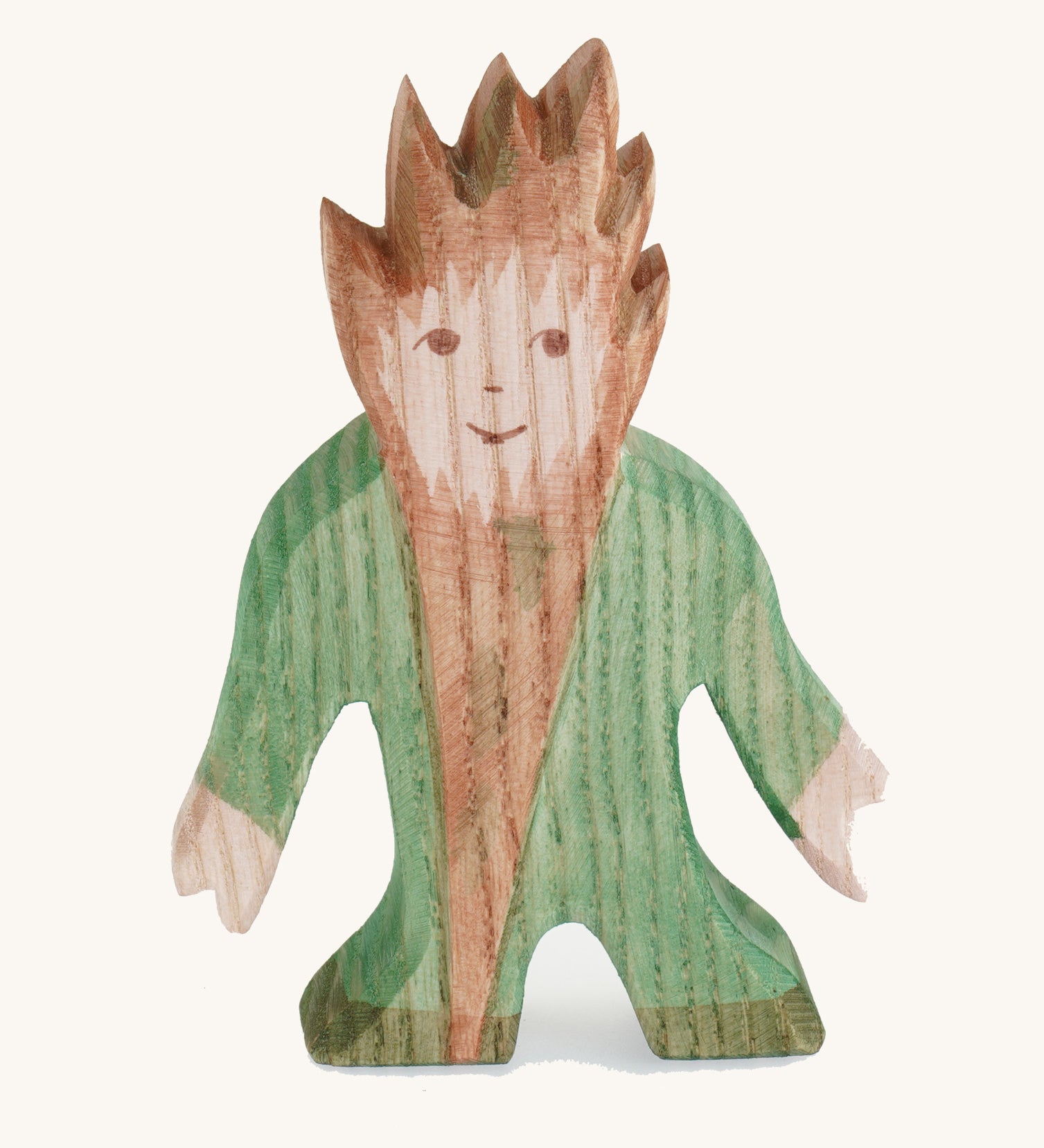 The hand carved and hand painted wooden toy Tree Troll by Ostheimer. 