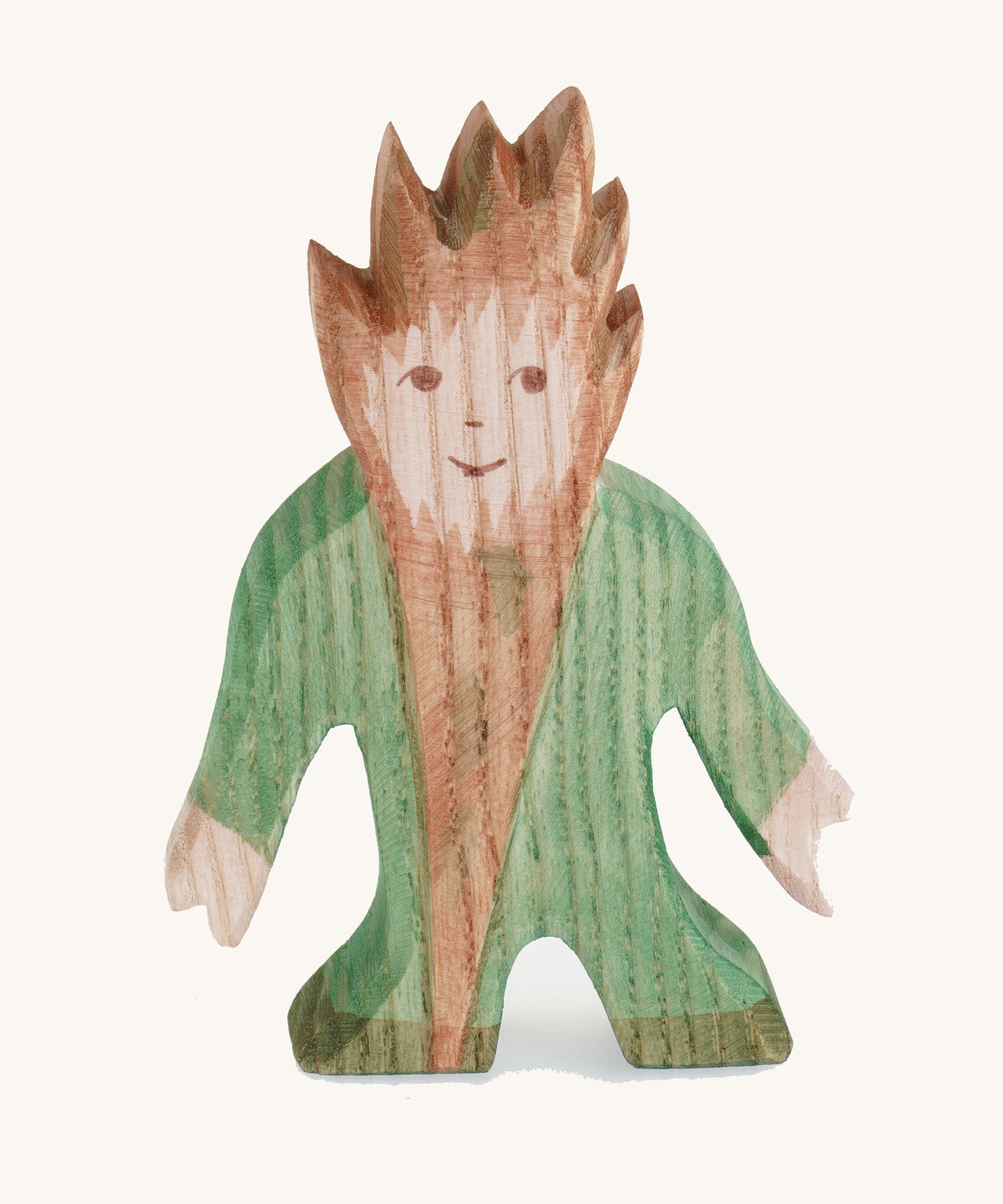 The hand carved and hand painted wooden toy Tree Troll by Ostheimer. 