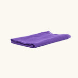 Ostheimer violet purple cotton play cloth scarf folded.