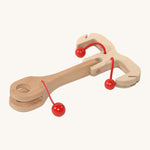 Ostheimer wooden horse harness on a cream background.
