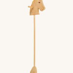 An Ostheimer wooden hobby horse toy on a plain background.